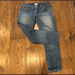 Hudson Collin Flap Skinny Crop Jeans